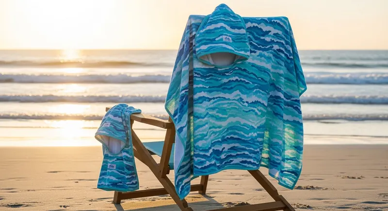 hooded beach towel - promotional merchandise