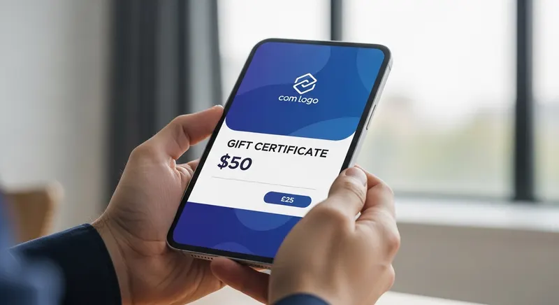 digital gift certificate - promotional merchandise